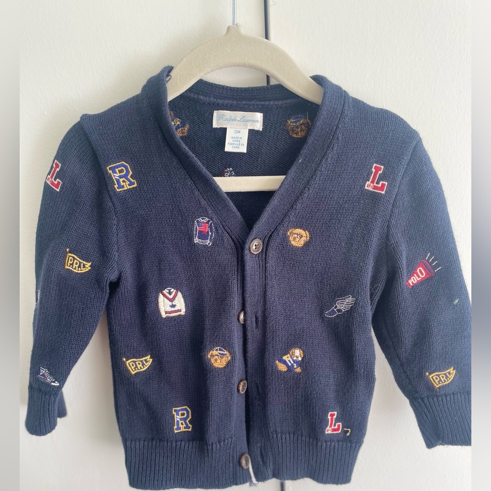 Adorable Ralph Lauren baby boy sweater